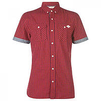 Сорочка Lee Cooper Sleeve Gingham Red/Navy, оригінал. Доставка від 14 днів