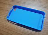 Чохол накладка iPhone 4 4s Baseus Colorit блакитна, фото 7