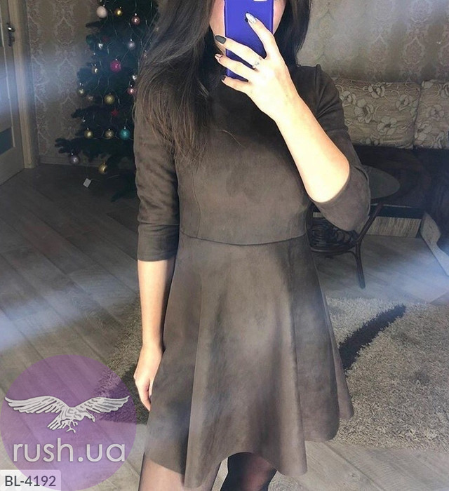 Розкльошені сукні замшеве Розкльошені сукні замшеве