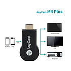 Медіаплеєр бездротовий ретранслятор AnyCast M4 Plus TV WiFi HDMI, фото 4