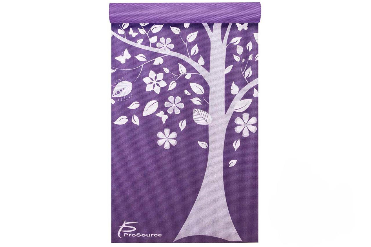 Коврик для йоги, фитнеса ProSource Tree of Life Yoga Mat 183x61x0.5 (PS-1924-purple), фиолетовый - фото 3 - id-p575476203