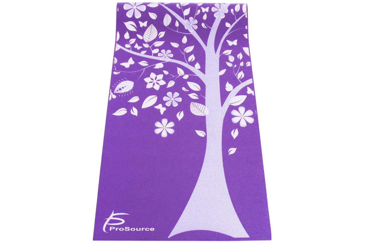 Коврик для йоги, фитнеса ProSource Tree of Life Yoga Mat 183x61x0.5 (PS-1924-purple), фиолетовый - фото 1 - id-p575476203