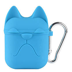 Чохол футляр Silicone Case Cat для навушників Apple AirPods