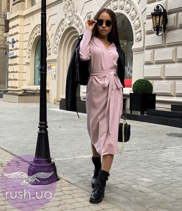 Сукня халат із запахом Сукня халат із запахом