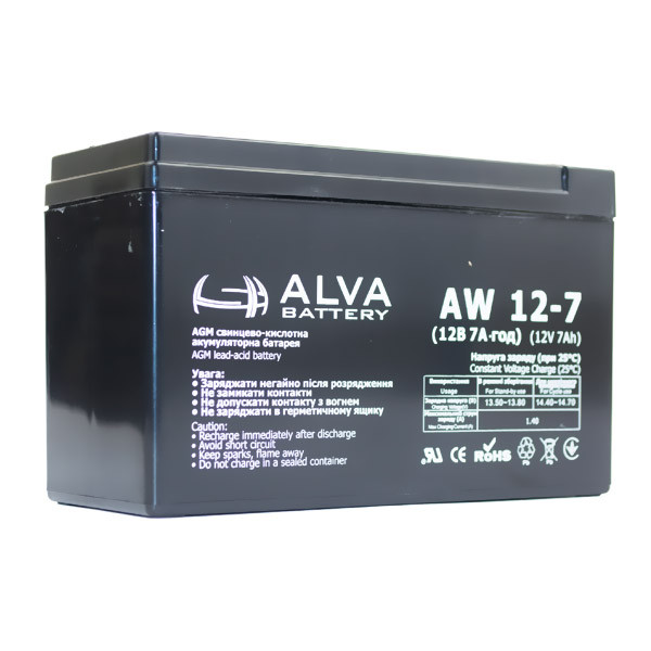 ALVA battery AW12-7 ALVA battery AW12-7