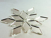 Дзеркальна мозаїка для творчості "Ромб" 2,54 x 1,27 см 450 шт/уп