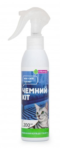 Vitomax Спрей «Привчання до туалету для кішок» 200 мл, фото 2