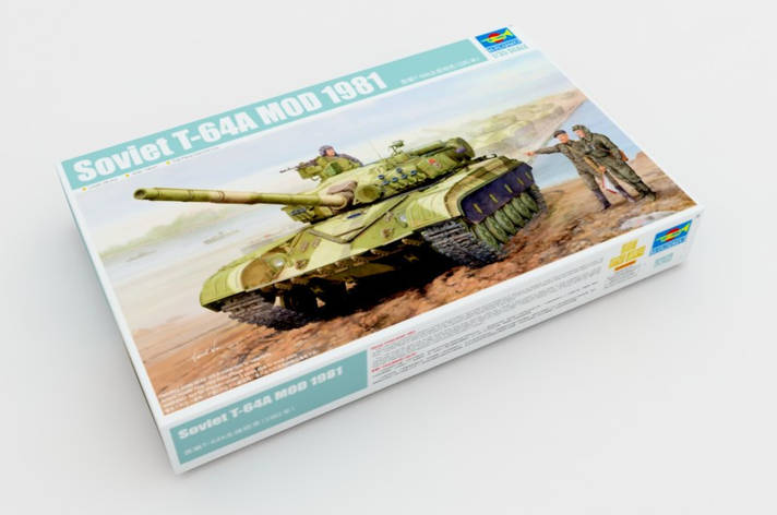 Т-64А 1981 року. Збірна модель радянського танка. 1/35 TRUMPETER 01579, фото 1