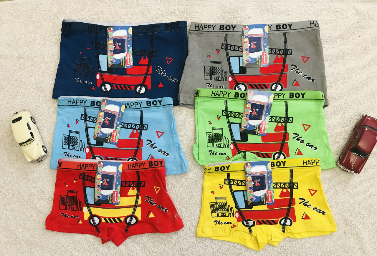 Шортики з пожежною машиною