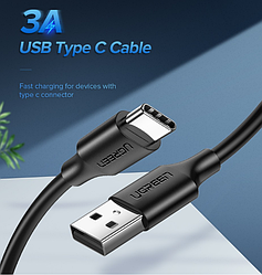 USB Type-C дата кабель 1м QC3.0 Ugreen