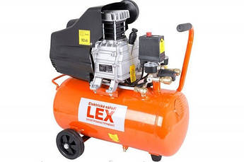 Компресор LEX LXC24 [24 л /2.5 кВт / 220В / 8 атм / 210 л/хв.]