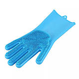 Перчатки силиконовые 2 шт  для мытья посуды Magic Silicone Gloves, фото 4