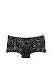 Трусики Шортики Victoria's Secret Lace Shortie M, Чорні, фото 3