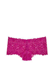 Трусики Шортики Victoria's Secret Lace Shortie XS, Малинові