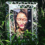 Дзеркальна мозаїка для творчості Трикутник довжина ребра 2,54 см 50 шт, фото 3