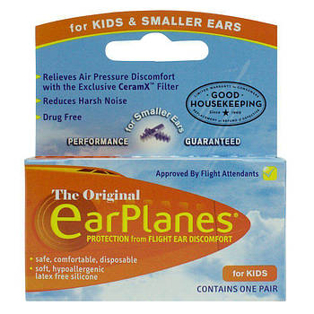 Беруші для дітей для польотів із фільтром Cirrus EarPlanes