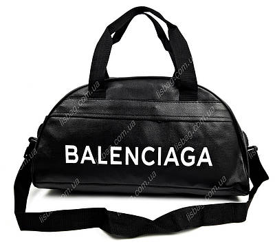 Чорна спортивна сумка Balenciaga середнього розміру