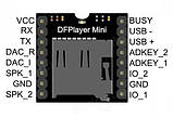 MP3 мініпрогравач з TF-карти (працює з Ардуїно), фото 3