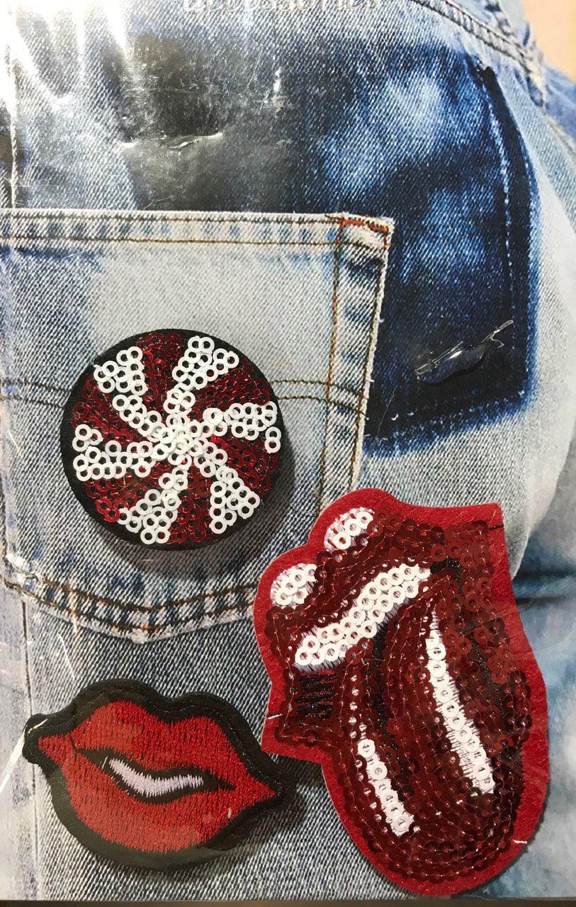 Дитячі патчі для дівчинки TRESTELLE Італія E166 Червоний, фото 1