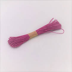Паперовий шпагат (веревка) рожевий 50 м