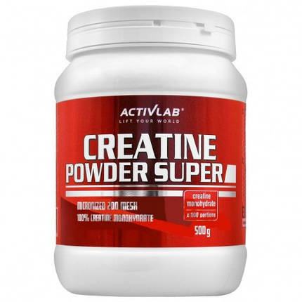 Креатин моногідрат Activlab Creatine Powder Super 500 г ( лимон), фото 1
