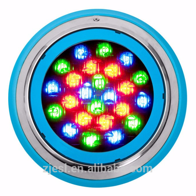 Підводний накладний світильник для басейну 18 ват RGB D300mm  IP68 професійний Ecolend