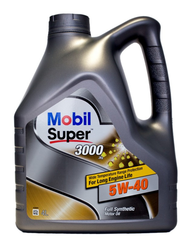 Масло моторне MOBIL SUPER 3000 5W-40 API SN/SM (Каністра 4л)