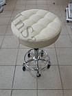 Косметологічна кушетка СН-202 біла + стілець майстра 836 білий, фото 5