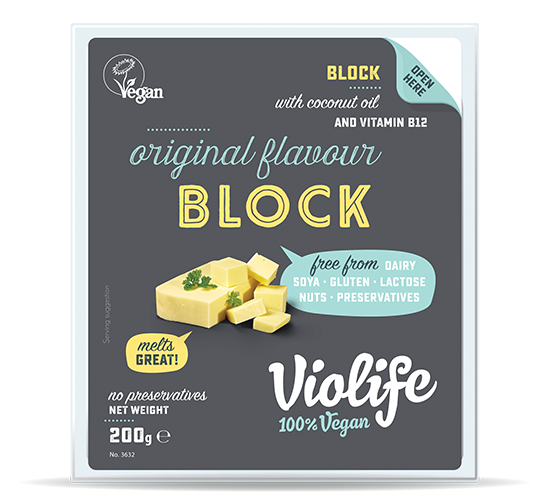 Сыр растительный Original блок, VioLife, 200 г - фото 1 - id-p1052904272
