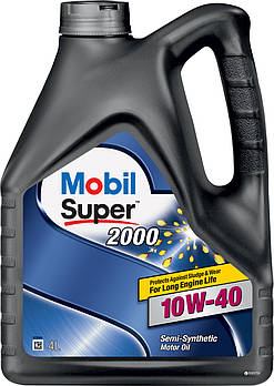 Масло моторне Mobil Super 2000 10w40 (Каністр 1л, 4л)