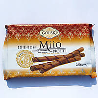 Вафельні трубочки Міоо Notti какао ТМ Golski 180г