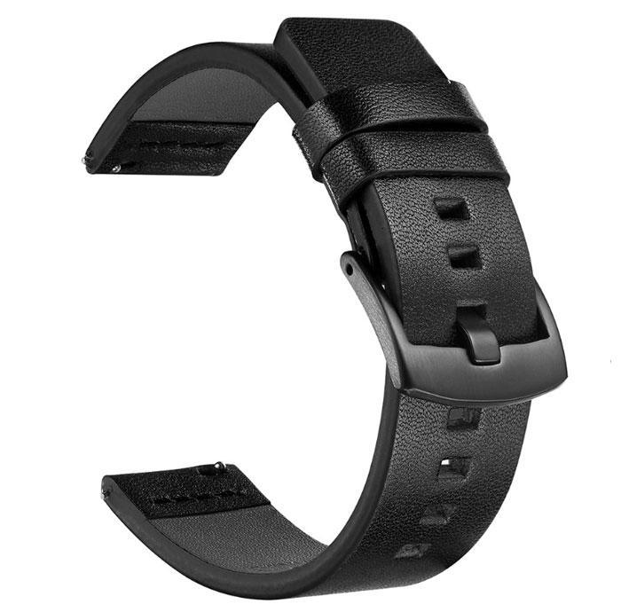 Шкіряний ремінець Primo Classic для Garmin Vivoactive 3 / Vivomove HR / Forerunner 245/645 - Black