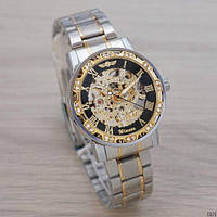 Winner 8012 Diamonds Automatic Silver-Black-Gold