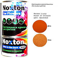 Светящаяся краска Noxton для живых цветов. Фасовка 1 л. Цвет Оранжевый.
