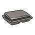 Одноразова упаковка ланч-бокс графіт, 150шт/уп, фото 4