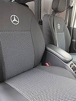 Чехлы для передних сидений Mercedes Sprinter 1995-2006 W901-905 1+1 Чехлы в салон Мерседес Спринтер / Чехлы