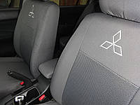 Чехлы для сидений Mitsubishi Lancer X hatchback 2008-2015 Чехлы в салон Митсубиси Лансер Х / Чехлы Митсубиси
