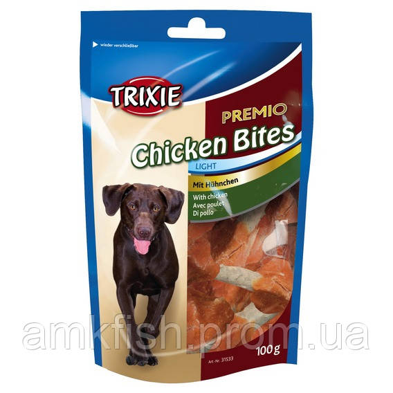 Тrixie PREMIO Chicken Bites лакомство для собак с мясом цыпленка, 100г - фото 1 - id-p119130813