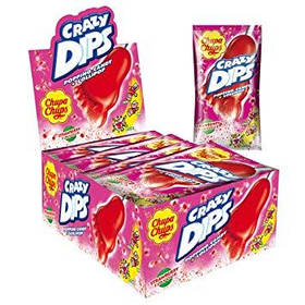 Chupa Chups Crazy Dips Strawberry Блок