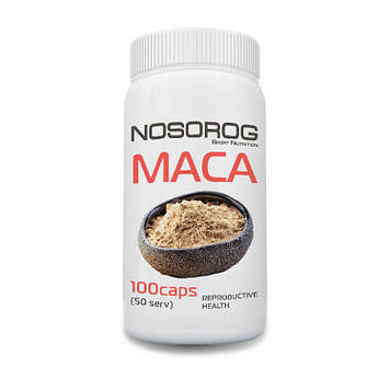 Вітаміни Маку перуанська Носоріг / Nosorig Nutrition 1000 мг 100 капсул