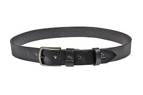 Шкіряний ремінь Батал 140 см Classico, чорний