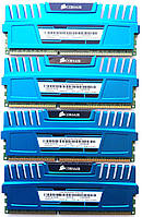 Комплект оперативної пам'яті Corsair DDR3 16Gb KIT of 4 1600MHz PC3 12800U 2R8 CL9 (CMZ16GX3M4A1600C9B) Б/В