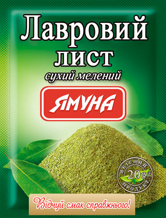 Лаврровий лист мелений 10г Ямуна (Я00085)