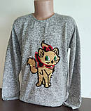 Туніка для дівчинки Кішка ,паєтки перевертні, змінюють колір -134-140, фото 2