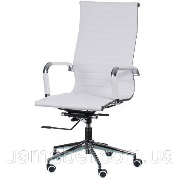Крісло керівника Solano artleather white E0529