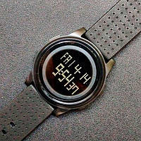 Мужские наручные часы Skmei Ultra New 1206 (Черные с черным циферблатом)