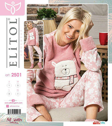 Піжама жіноча "Elitol" Туреччина тепла, фото 1