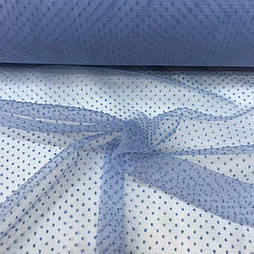 Сітка в Горох дрібний Блакитна