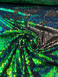 Паєтка Двостороння Хамелеон Чорний