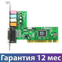 Звукова карта внутрішня внутрішня C-Media, PCI 32bit, 4-Channels, аудіокарта для ПК